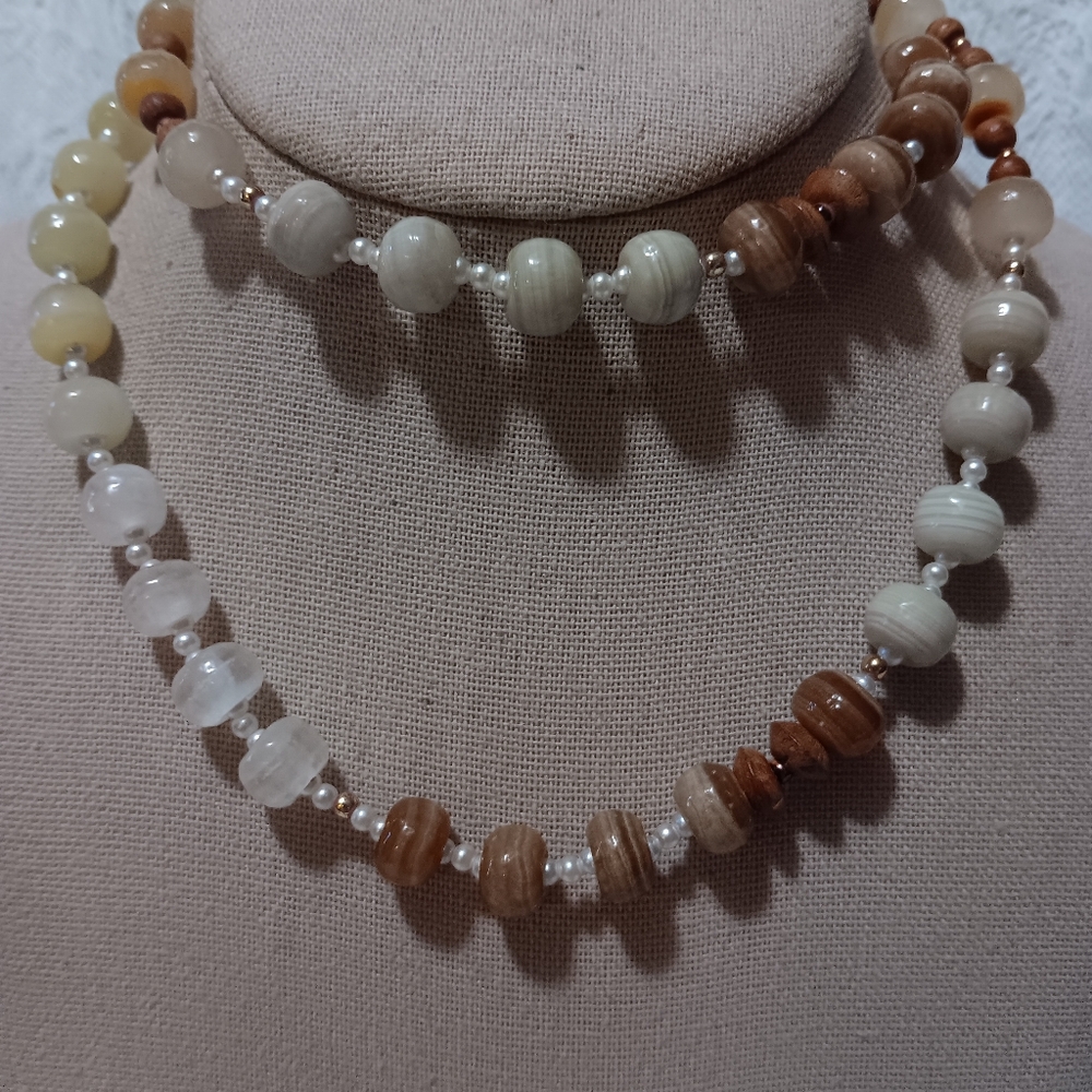 Onyx Beaded Necklace